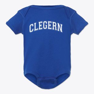 Clegern Elementary School Varsity Arch Baby Onesie