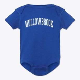Willowbrook Elementary School Varsity Arch Baby Onesie