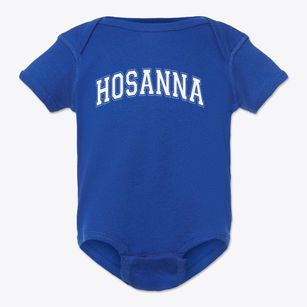Hosanna Christian School Varsity Arch Baby Onesie
