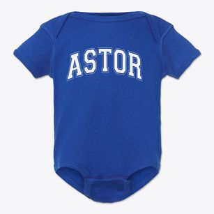 Astor Elementary School Varsity Arch Baby Onesie