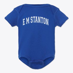 E M Stanton Elementary School Varsity Arch Baby Onesie