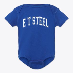 E T Steel Elementary School Varsity Arch Baby Onesie