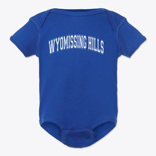 Wyomissing Hills Elementary School Varsity Arch Baby Onesie