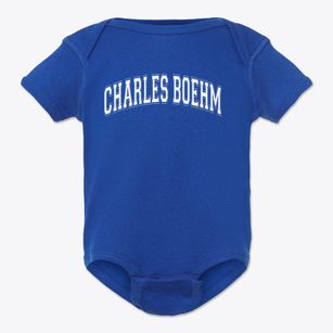 Charles Boehm Middle School Varsity Arch Baby Onesie