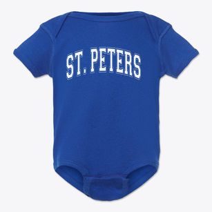 Saint Peters Catholic School Varsity Arch Baby Onesie
