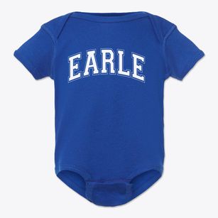 Earle Elementary School Varsity Arch Baby Onesie