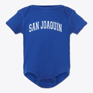 San Joaquin Memorial High School Varsity Arch Baby Onesie