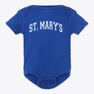Saint Mary's Episcopal School Varsity Arch Baby Onesie