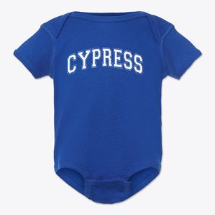 Cypress Middle School Varsity Arch Baby Onesie