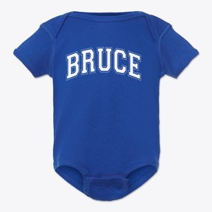 Bruce Elementary School Varsity Arch Baby Onesie