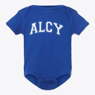 Alcy Sda Junior Academy Varsity Arch Baby Onesie