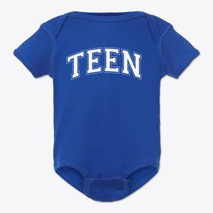 Teen Learning Center Varsity Arch Baby Onesie