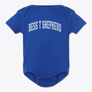 Bess T Shepherd Elementary School Varsity Arch Baby Onesie