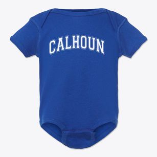 Calhoun Elementary School Varsity Arch Baby Onesie