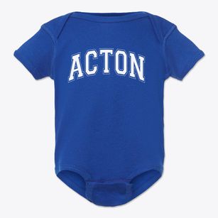 Acton Elementary School Varsity Arch Baby Onesie