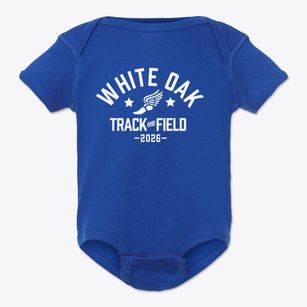 White Oak High School Track and Field Baby Onesie