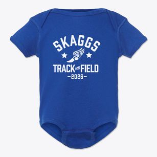 Skaggs Elementary School Track and Field Baby Onesie