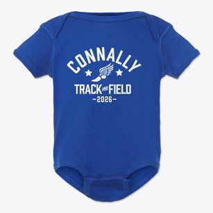 Connally Elementary School Track and Field Baby Onesie