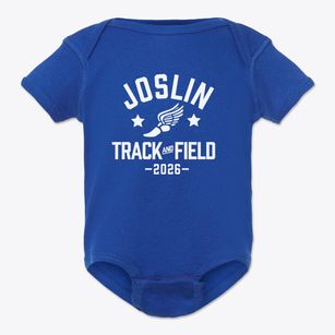 Joslin Elementary School Track and Field Baby Onesie