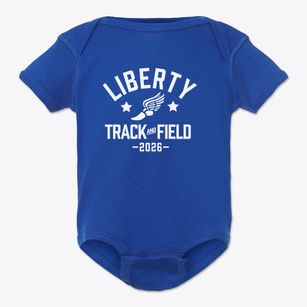 Liberty Middle School Track and Field Baby Onesie