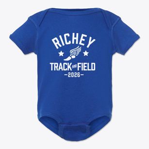 Richey Elementary School Track and Field Baby Onesie