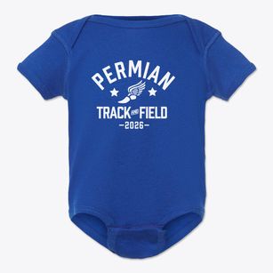 Permian High School Track and Field Baby Onesie