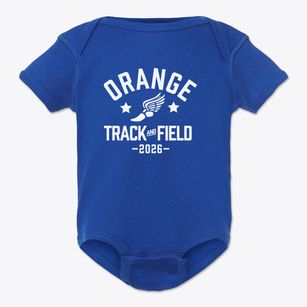 Orange Center School Track and Field Baby Onesie