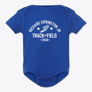 Richard Arrington Jr Middle School Track and Field Baby Onesie