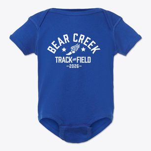 Bear Creek School Track and Field Baby Onesie