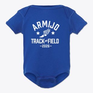 Armijo High School Indians Track and Field Baby Onesie
