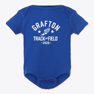 Grafton High School Track and Field Baby Onesie