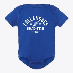 Follansbee Middle School Track and Field Baby Onesie