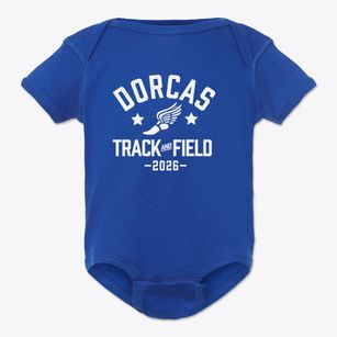 Dorcas Elementary School Track and Field Baby Onesie