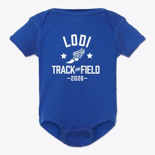 Lodi Area Middle School Track and Field Baby Onesie