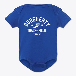 Dougherty Elementary School Track and Field Baby Onesie