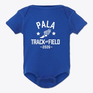 Pala Middle School Track and Field Baby Onesie