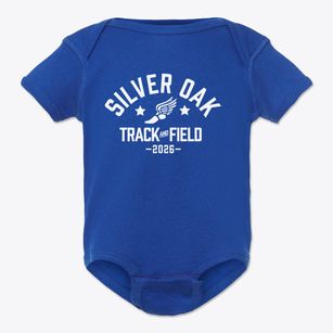 Silver Oak Elementary School Track and Field Baby Onesie