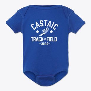 Castaic Elementary School Track and Field Baby Onesie