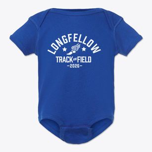 Longfellow Elementary School Track and Field Baby Onesie