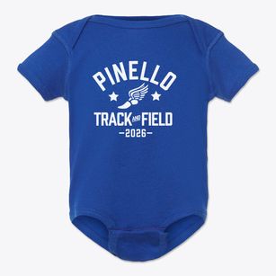 Pinello Elementary School Track and Field Baby Onesie