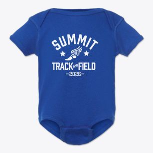 Summit Elementary School Track and Field Baby Onesie