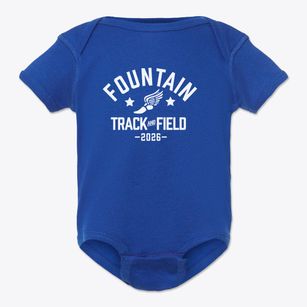 Fountain Middle School Track and Field Baby Onesie