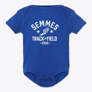 Semmes Elementary School Track and Field Baby Onesie