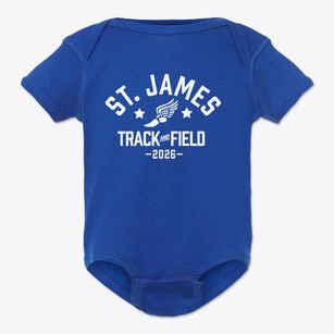 Saint James School Track and Field Baby Onesie