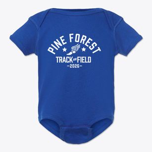 Pine Forest High School Track and Field Baby Onesie