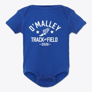 O'malley Elementary School Track and Field Baby Onesie