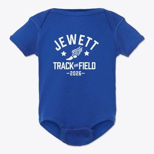 Jewett Middle Academy Track and Field Baby Onesie