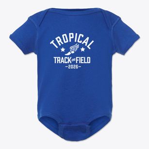 Tropical Christian School Track and Field Baby Onesie