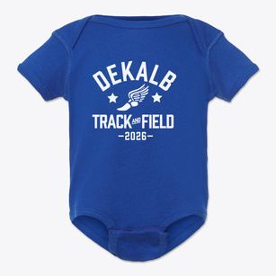 Dekalb Early College Academy Track and Field Baby Onesie