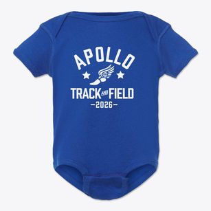 Apollo Elementary School Track and Field Baby Onesie